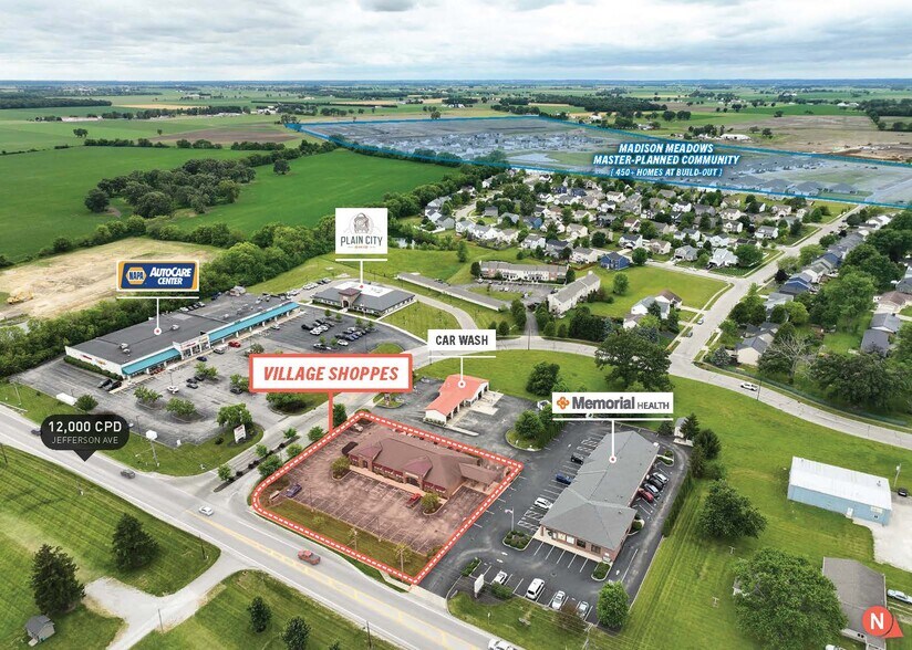 More Photos Of 490 S Jefferson Ave, Plain City Storefront Retail Office For Sale