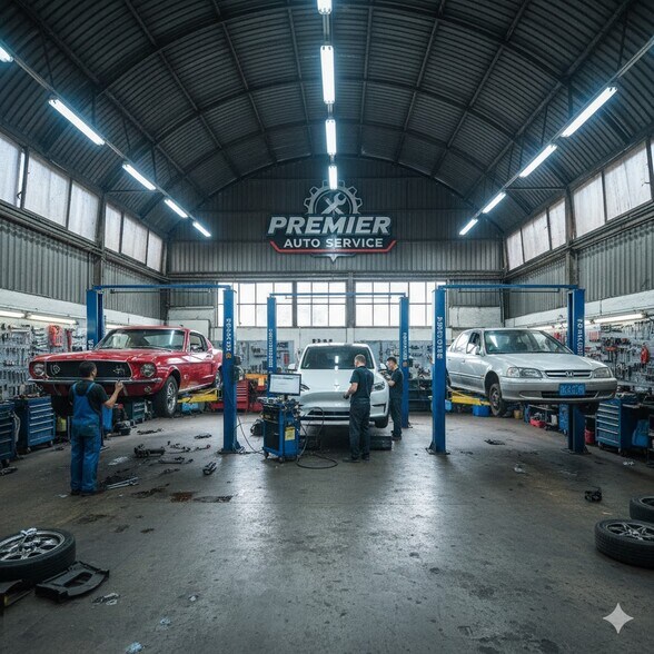 Primary Photo Of 635 Seaman Ave, North Baldwin Auto Repair For Sale