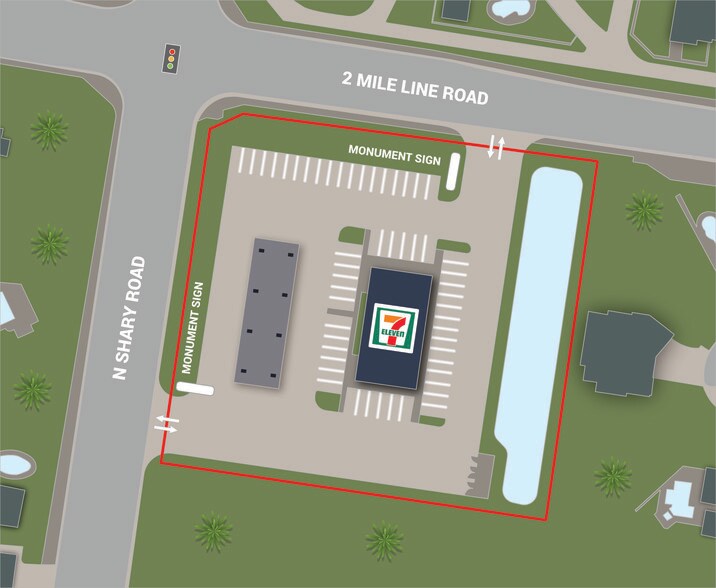 More Photos Of 2 Mile & Shary Road, Mission Convenience Store For Sale