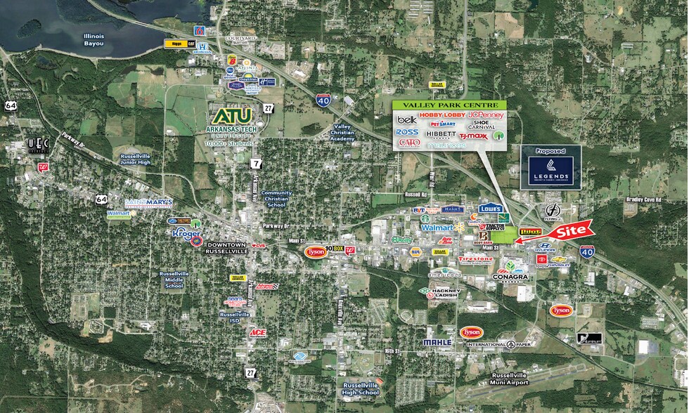 More Photos Of 3095 E Main St, Russellville Land For Lease