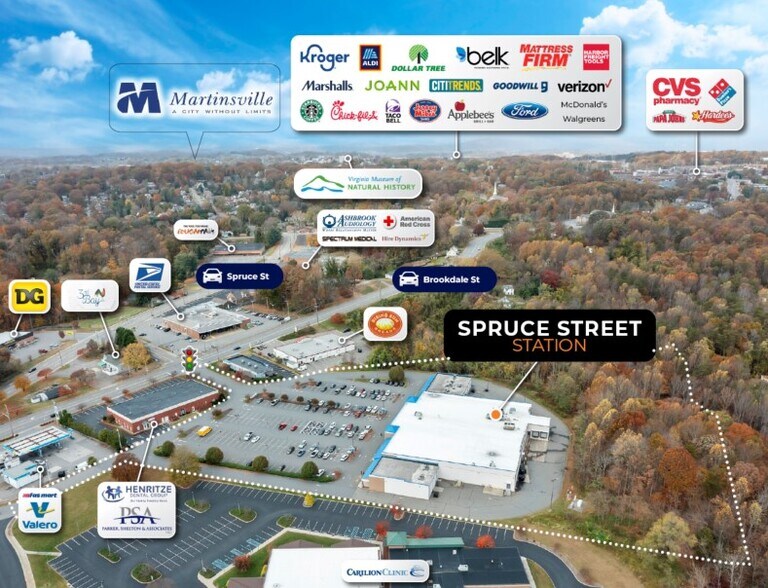 More Photos Of 1101 Brookdale St, Martinsville Supermarket For Lease