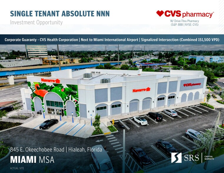 Primary Photo Of 845 E Okeechobee Rd, Hialeah Drugstore For Sale