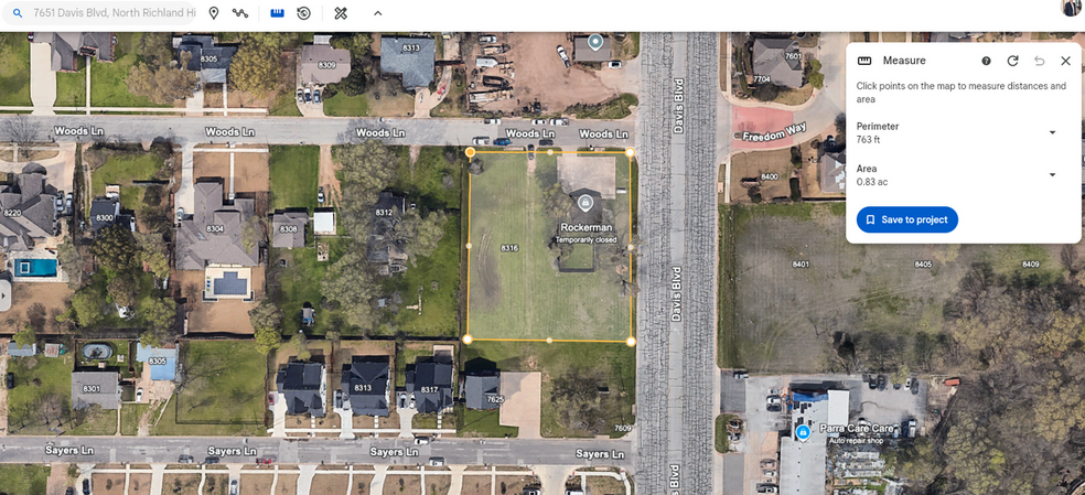 Primary Photo Of 7651 Davis Blvd, North Richland Hills Land For Sale