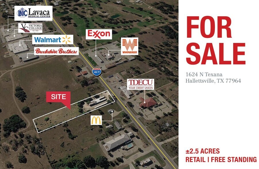 Primary Photo Of 1624 N Texana St, Hallettsville Fast Food For Sale