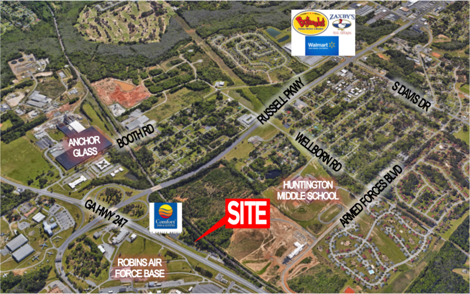Primary Photo Of 93 Highway 247 S, Warner Robins Land For Sale