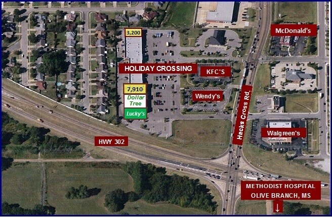 More Photos Of 7037-7169 Hacks Cross Rd, Olive Branch Storefront For Lease