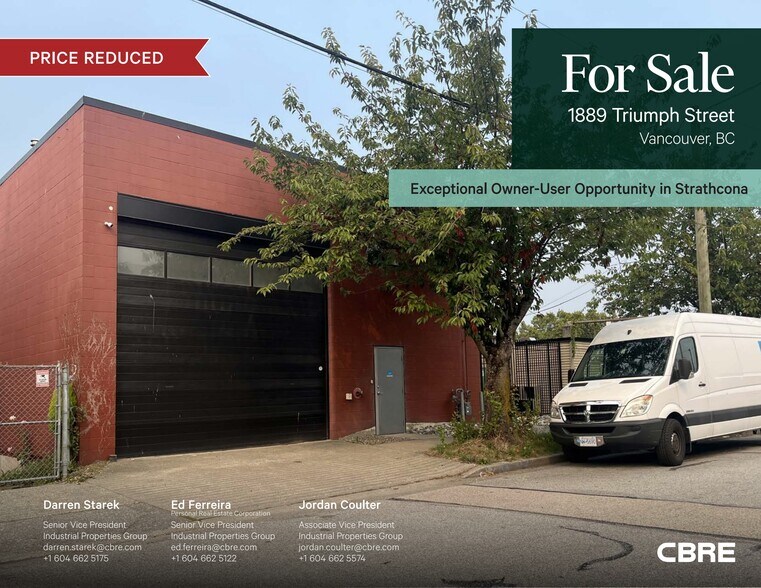 Primary Photo Of 1889 Triumph St, Vancouver Service For Sale