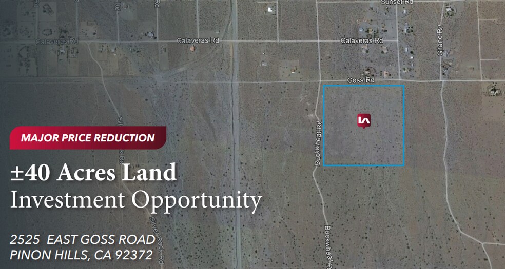 Primary Photo Of 2525 Goss Rd, Pinon Hills Land For Sale
