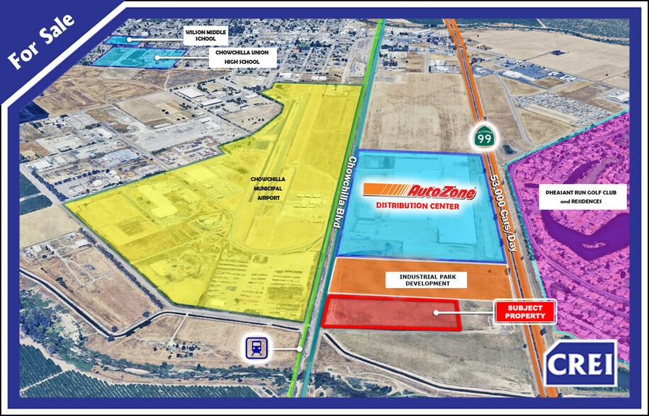 Primary Photo Of Chowchilla Blvd, Chowchilla Land For Sale
