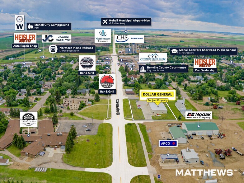 More Photos Of 501 Main St E, Mohall Freestanding For Sale