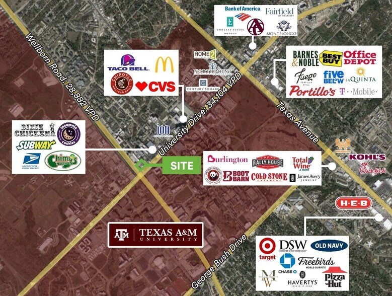 More Photos Of 203 1st St, College Station General Retail For Lease