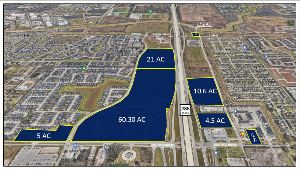 Primary Photo Of West Orem Drive, Houston Land For Sale