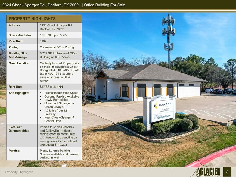 More Photos Of 2324 Cheek Sparger Rd, Bedford Office For Sale