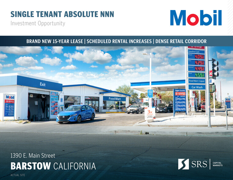 Primary Photo Of 1390 E Main St, Barstow Service Station For Sale