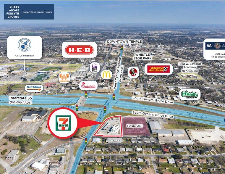 More Photos Of 18 S General Bruce Dr, Temple Convenience Store For Sale