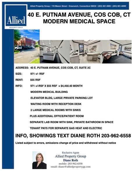More Photos Of 40 E Putnam Ave, Cos Cob Medical For Lease