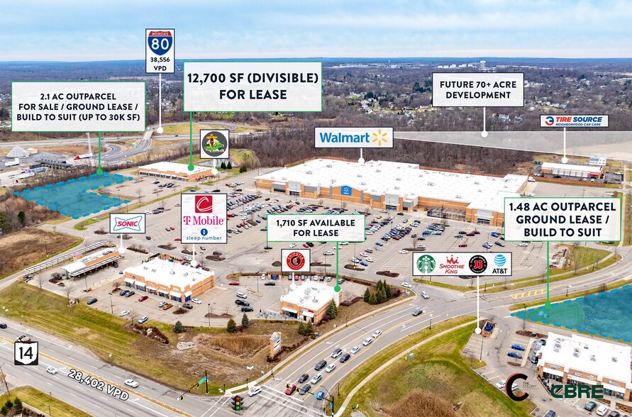 More Photos Of 9706 State Route 14, Streetsboro Land For Lease