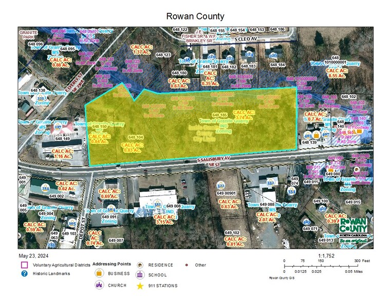 Primary Photo Of 00 Salisbury Ave, Granite Quarry Land For Sale