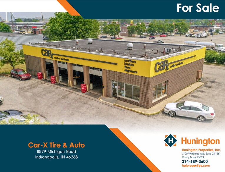 Primary Photo Of 8579 Michigan Rd, Indianapolis Auto Repair For Sale