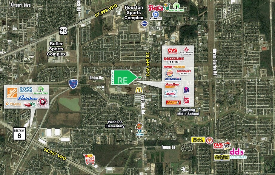 More Photos Of 13602 S Post Oak Rd, Houston Fast Food For Lease