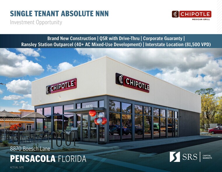 Primary Photo Of 8870 Boesch Ln, Pensacola Restaurant For Sale