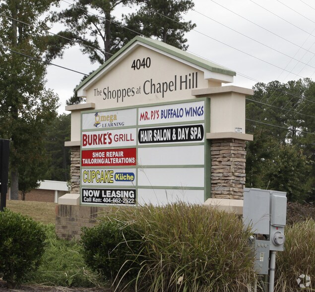 More Photos Of 4040 Chapel Hill Rd, Douglasville Storefront For Lease