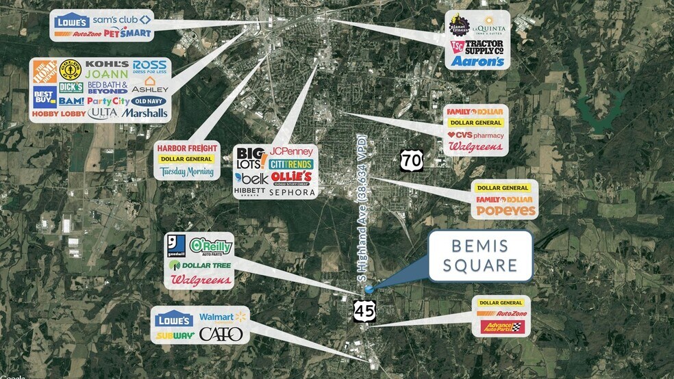 More Photos Of 1340 S Highland Ave, Jackson Unknown For Lease