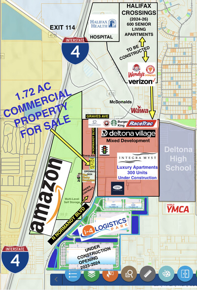 Primary Photo Of N NORMANDY BLVD @ Energy Avenue, Deltona Land For Sale