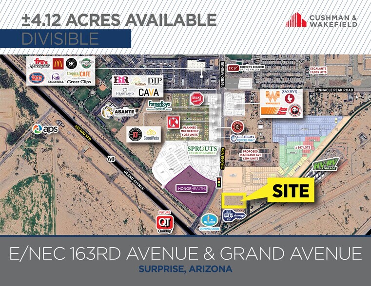 Primary Photo Of E/NEC 163rd Ave & Grand ave, Surprise Land For Sale