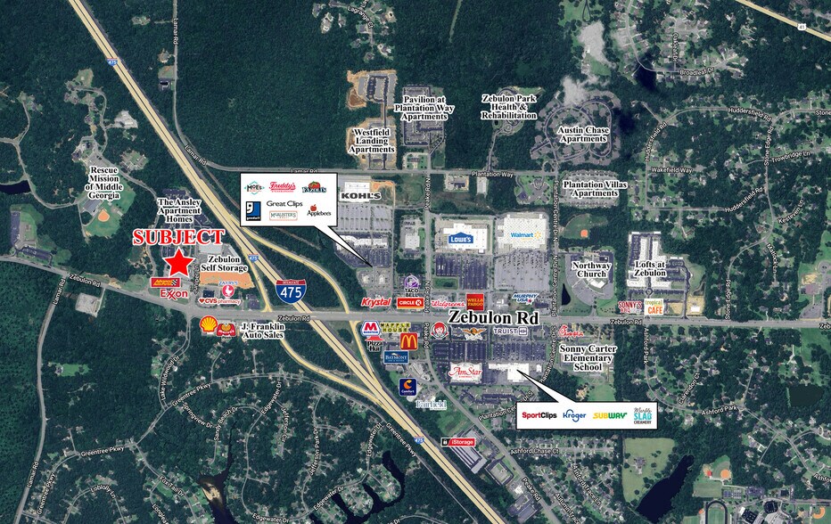 More Photos Of 6443 Zebulon Rd, Macon-Bibb General Retail For Sale