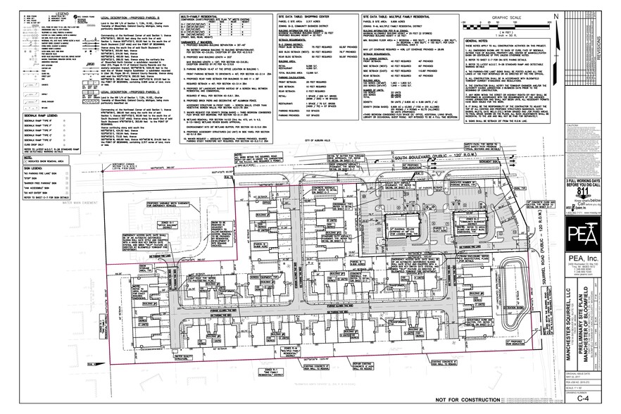 Primary Photo Of South Blvd @ Squirrell Road, Bloomfield Hills Land For Lease