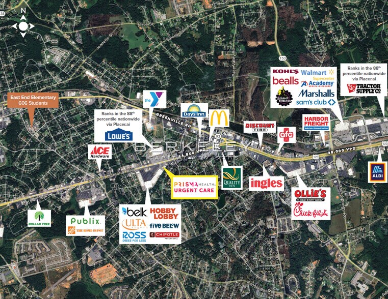 More Photos Of 6043 Calhoun Memorial Hwy, Easley Freestanding For Sale