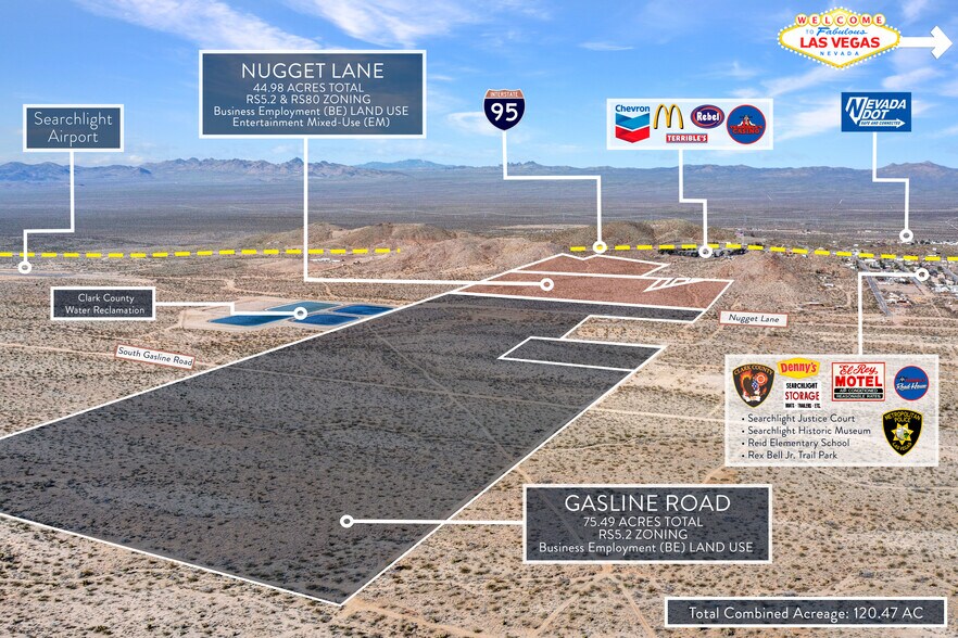 More Photos Of S Nugget Lane & S Gasline Road, Searchlight Land For Sale
