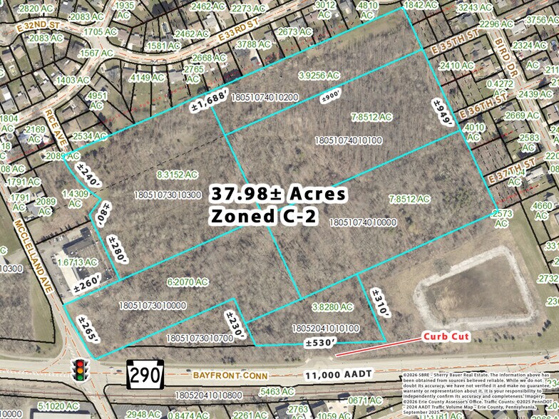 Primary Photo Of Bayfront Connector At McClelland Avenue, Erie Land For Sale