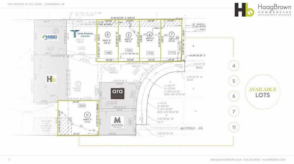 More Photos Of 1680 Hill Park Cv, Jonesboro Land For Sale