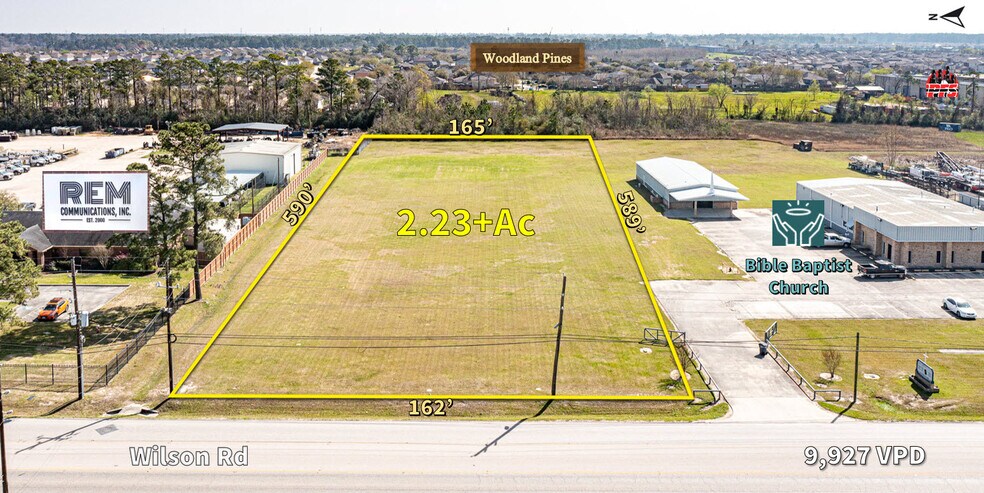 Primary Photo Of 2.23+/-Ac TBD Wilson Road, Humble Land For Sale