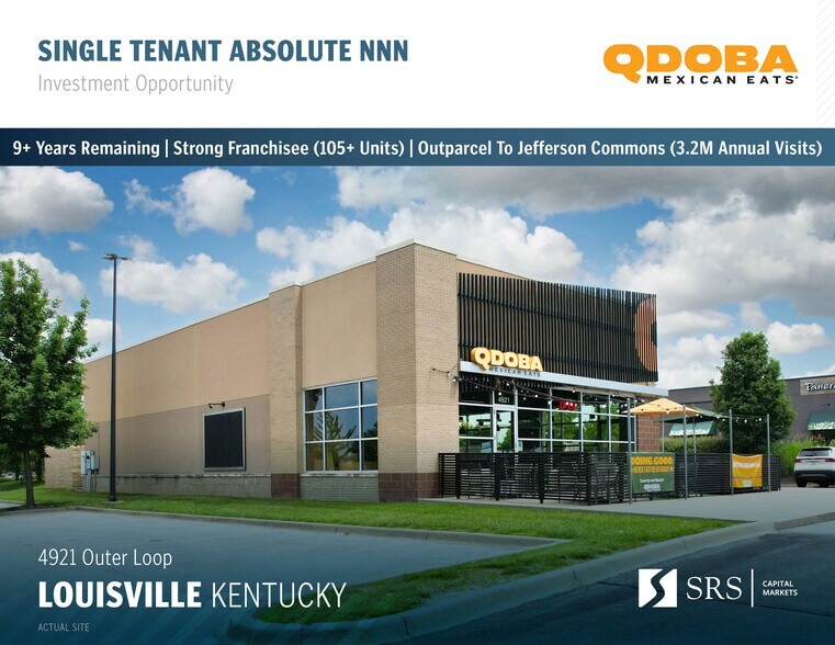 Primary Photo Of 4921 Outer Loop, Louisville Fast Food For Sale