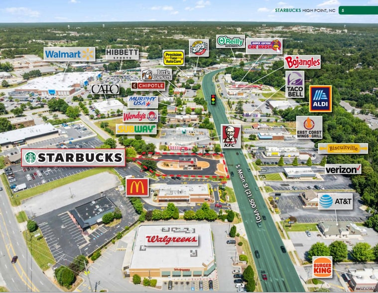 More Photos Of 2728 S Main St, High Point Restaurant For Sale