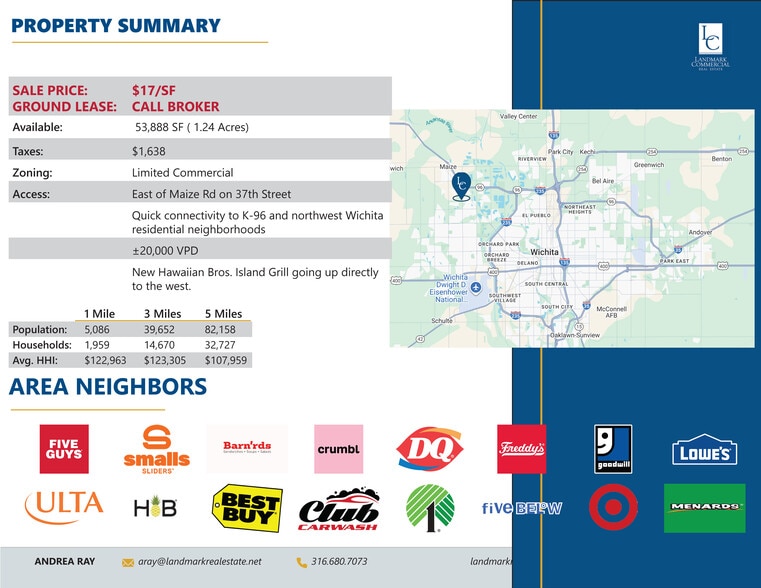 Primary Photo Of West 37th Street North, Wichita Land For Lease
