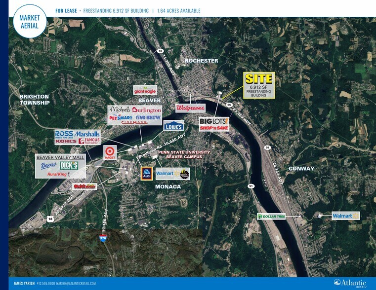 More Photos Of 816 Ohio River Blvd, Rochester Freestanding For Lease