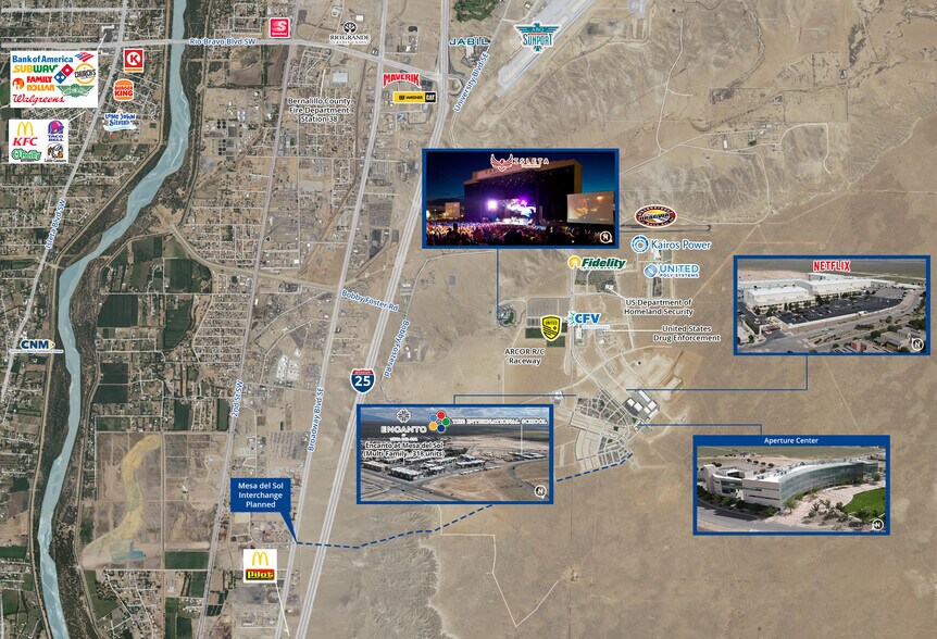 More Photos Of I-25 & Mesa Del Sol Interchange, Albuquerque Land For Sale