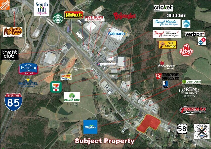 More Photos Of US 58 East, South Hill Land For Sale