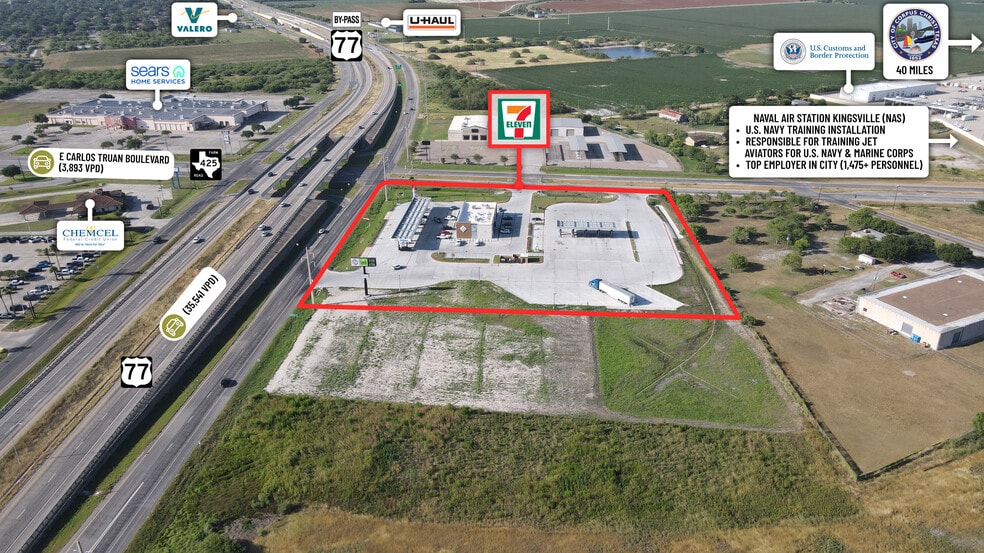 More Photos Of SEC US Hwy. 77 & Carlos Truan blvd, Kingsville Service Station For Sale
