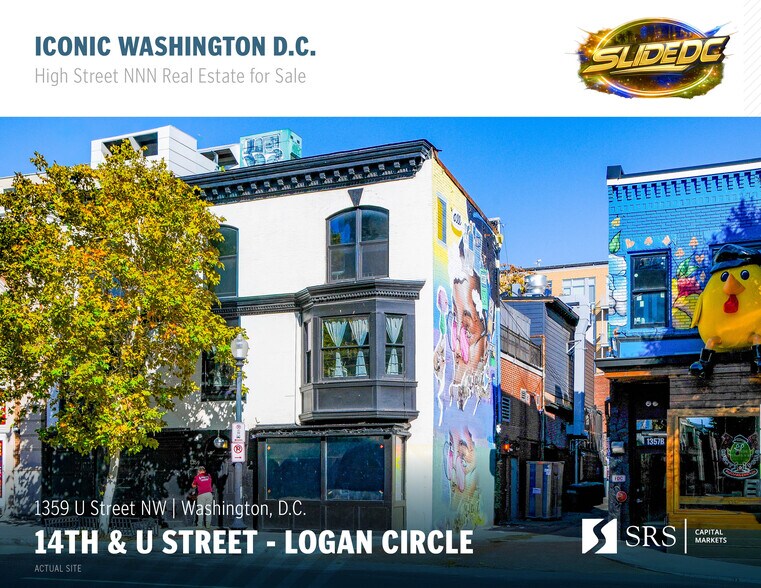 Primary Photo Of 1359 U St NW, Washington Freestanding For Sale