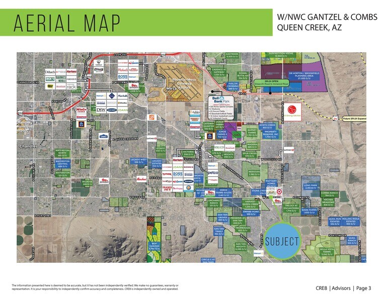 More Photos Of W/NWC Gantzel & Combs, Queen Creek Land For Lease