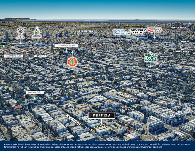 More Photos Of 1431 N Vista St, Los Angeles Land For Sale