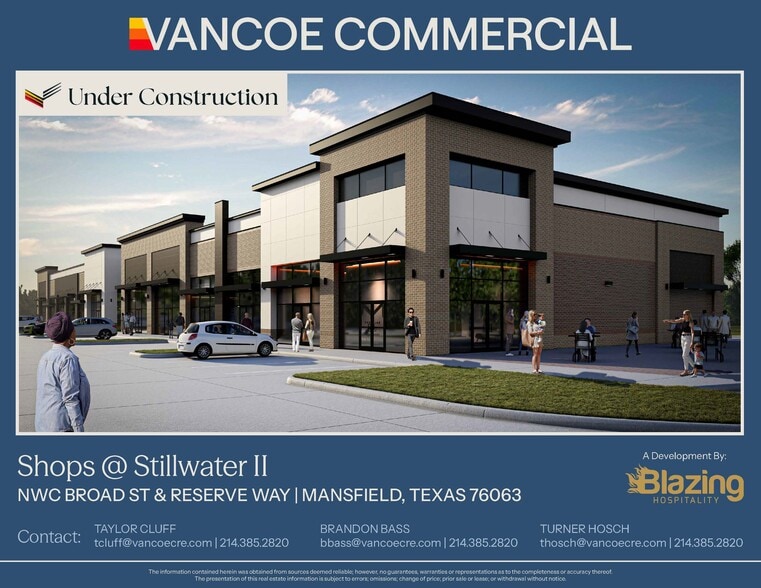 Primary Photo Of NWC of Broad St & Reserve Way, Mansfield Unknown For Lease