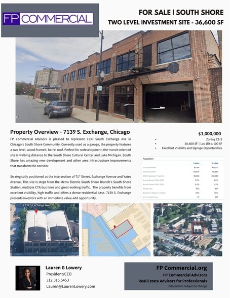 More Photos Of 7139 S Exchange Ave, Chicago Parking Garage For Sale