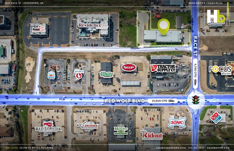 More Photos Of 2839 Race St, Jonesboro Freestanding For Lease