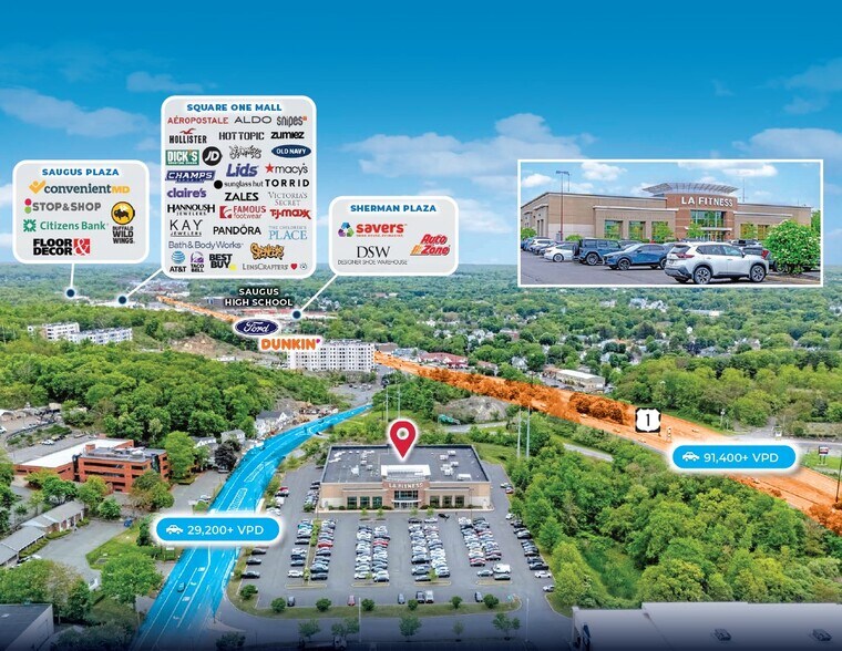 Primary Photo Of 1450 Broadway, Saugus Health Club For Sale